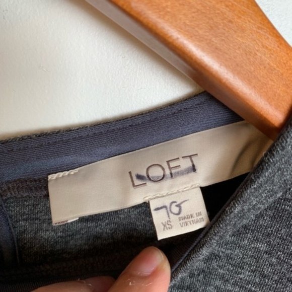 LOFT Cold Shoulder Ruffle Dress - Picture 3 of 5